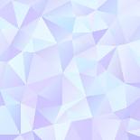 Triangle Geometric Background. Template for Your Design-IreneArt-Art Print