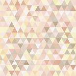 Triangle Geometric Background. Template for Your Design-IreneArt-Framed Art Print