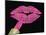 Iridescent Glitter Kiss Hot Pink-Tina Lavoie-Mounted Giclee Print