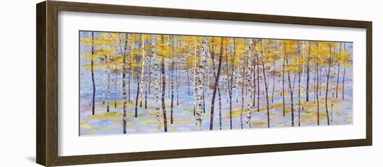 Iridescent Trees III-Alex Jawdokimov-Framed Giclee Print