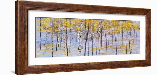 Iridescent Trees III-Alex Jawdokimov-Framed Giclee Print