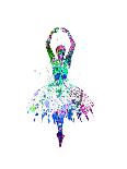 Ballerina's Dance Watercolor 3-Irina March-Art Print