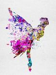 Ballerina Dancing Watercolor 1-Irina March-Art Print