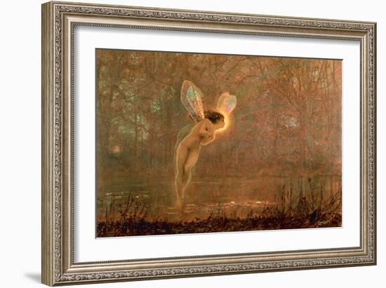 Iris, 1886-John Atkinson Grimshaw-Framed Giclee Print