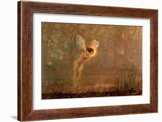 Iris, 1886-John Atkinson Grimshaw-Framed Giclee Print