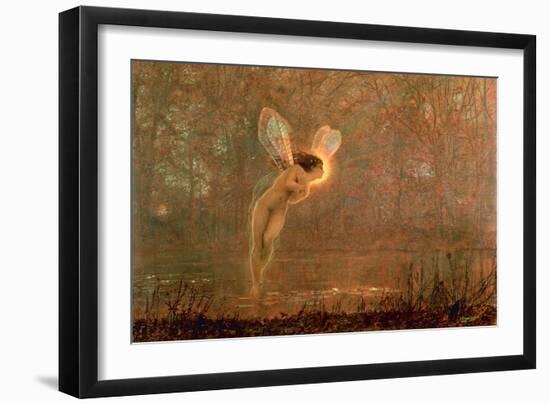 Iris, 1886-John Atkinson Grimshaw-Framed Giclee Print