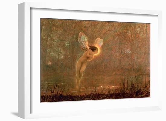 Iris, 1886-John Atkinson Grimshaw-Framed Giclee Print