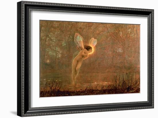 Iris, 1886-John Atkinson Grimshaw-Framed Giclee Print