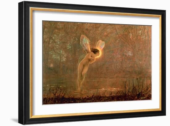 Iris, 1886-John Atkinson Grimshaw-Framed Giclee Print