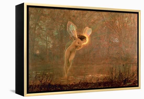 Iris, 1886-John Atkinson Grimshaw-Framed Premier Image Canvas