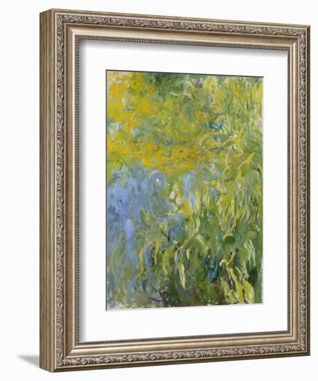 Iris, 1914-17-Claude Monet-Framed Giclee Print