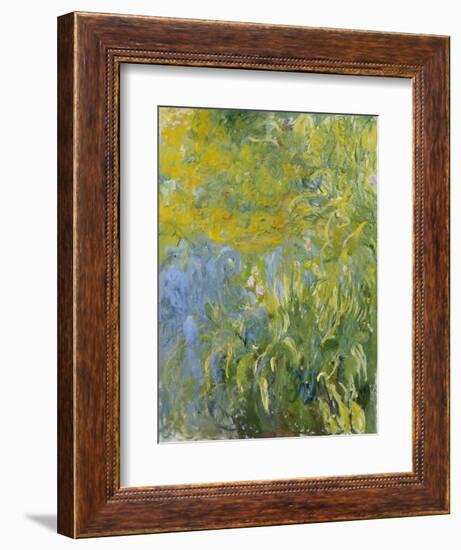 Iris, 1914-17-Claude Monet-Framed Giclee Print