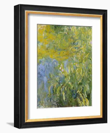 Iris, 1914-17-Claude Monet-Framed Giclee Print