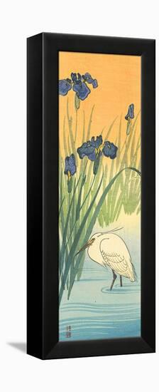 Iris and Egret-Koson Ohara-Framed Premier Image Canvas