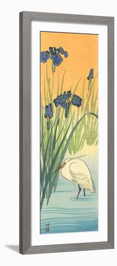 Iris and Egret-Koson Ohara-Framed Giclee Print