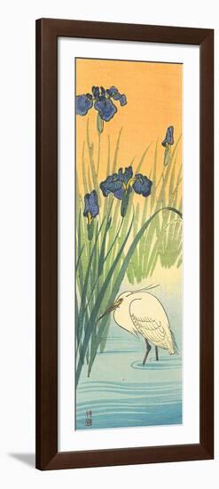 Iris and Egret-Koson Ohara-Framed Giclee Print