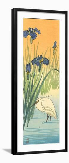 Iris and Egret-Koson Ohara-Framed Giclee Print