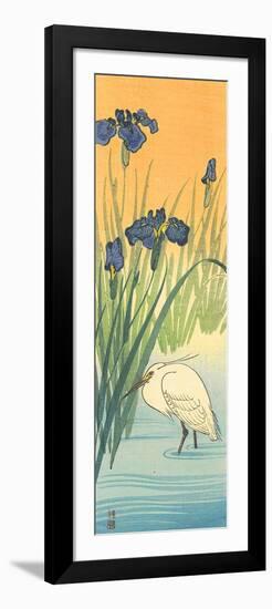 Iris and Egret-Koson Ohara-Framed Giclee Print