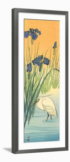 Iris and Egret-Koson Ohara-Framed Giclee Print