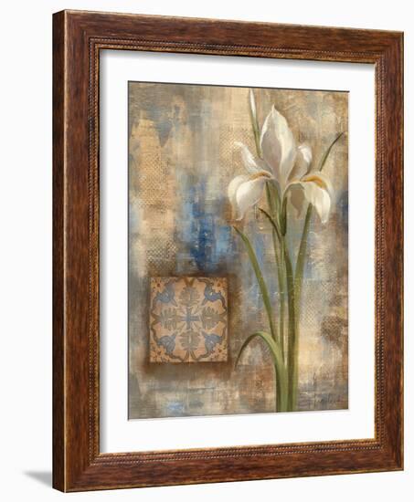 Iris and Tile-Silvia Vassileva-Framed Art Print