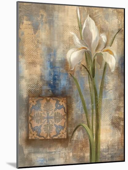 Iris and Tile-Silvia Vassileva-Mounted Art Print