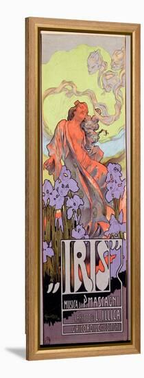 Iris, by Pietro Mascagni 1910 (Poster)-Adolfo Hohenstein-Framed Premier Image Canvas