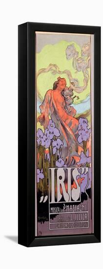 Iris, by Pietro Mascagni 1910 (Poster)-Adolfo Hohenstein-Framed Premier Image Canvas