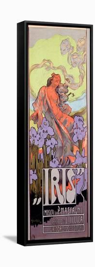 Iris, by Pietro Mascagni 1910 (Poster)-Adolfo Hohenstein-Framed Premier Image Canvas