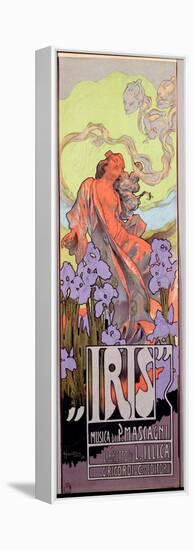 Iris, by Pietro Mascagni 1910 (Poster)-Adolfo Hohenstein-Framed Premier Image Canvas