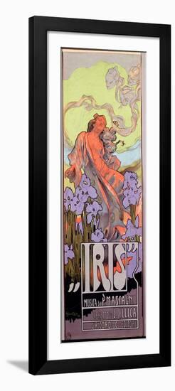 Iris, by Pietro Mascagni 1910 (Poster)-Adolfo Hohenstein-Framed Giclee Print