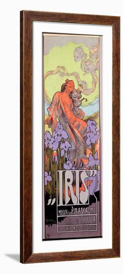 Iris, by Pietro Mascagni 1910 (Poster)-Adolfo Hohenstein-Framed Giclee Print