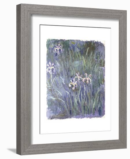 Iris. Ca. 1914-17-Claude Monet-Framed Giclee Print