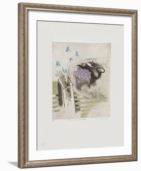 Iris Et Pois De Senteur-Annapia Antonini-Framed Limited Edition