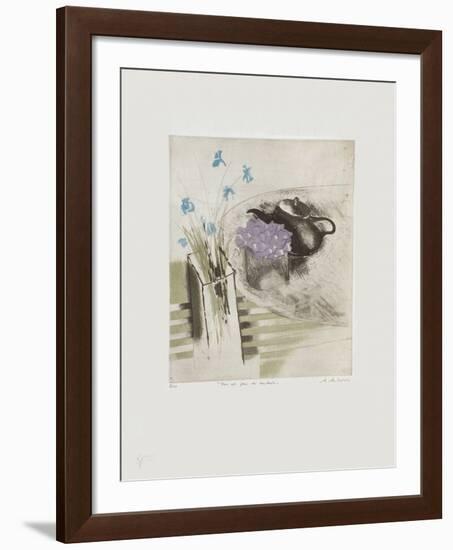 Iris Et Pois De Senteur-Annapia Antonini-Framed Limited Edition