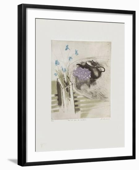 Iris Et Pois De Senteur-Annapia Antonini-Framed Limited Edition