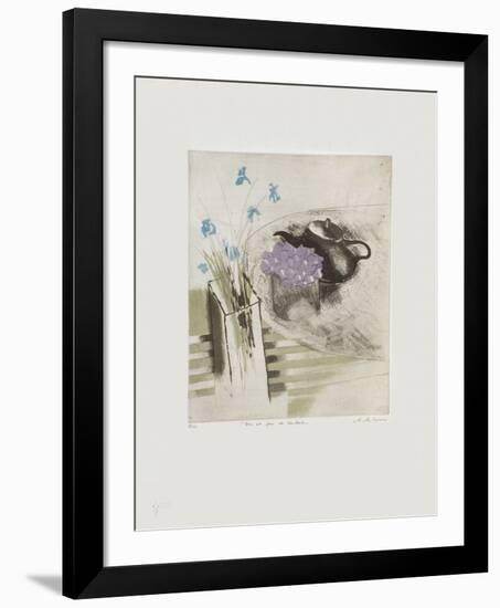 Iris Et Pois De Senteur-Annapia Antonini-Framed Limited Edition