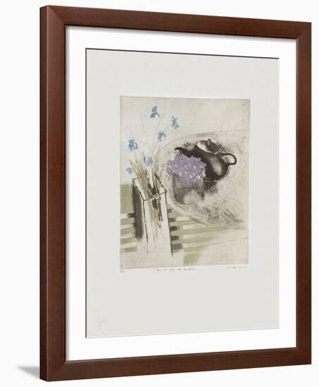 Iris Et Pois De Senteur-Annapia Antonini-Framed Limited Edition