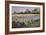 Iris Field and Two Cottages-Timothy Easton-Framed Giclee Print