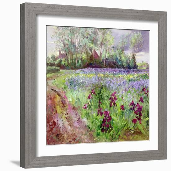 Iris Field, Storm Gathering, 1991-Timothy Easton-Framed Giclee Print