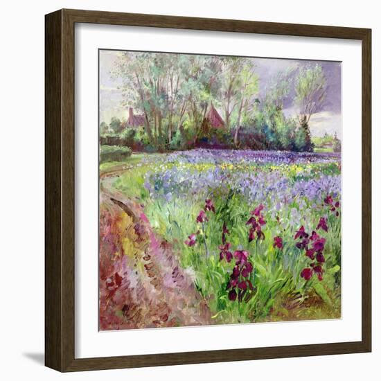 Iris Field, Storm Gathering, 1991-Timothy Easton-Framed Giclee Print