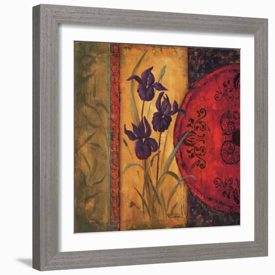 Iris Fusion I-Linda Wacaster-Framed Art Print