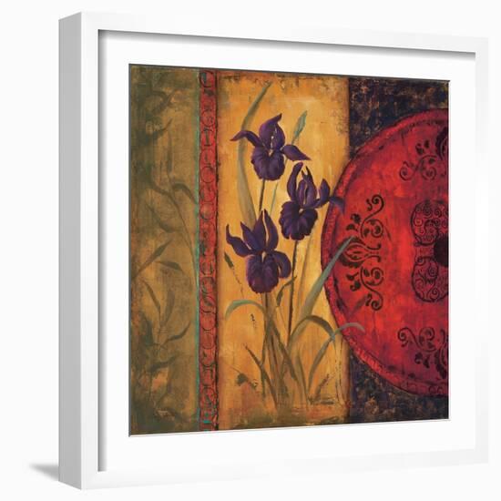 Iris Fusion I-Linda Wacaster-Framed Art Print