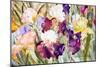 Iris Garden I-Sharon Pitts-Mounted Giclee Print