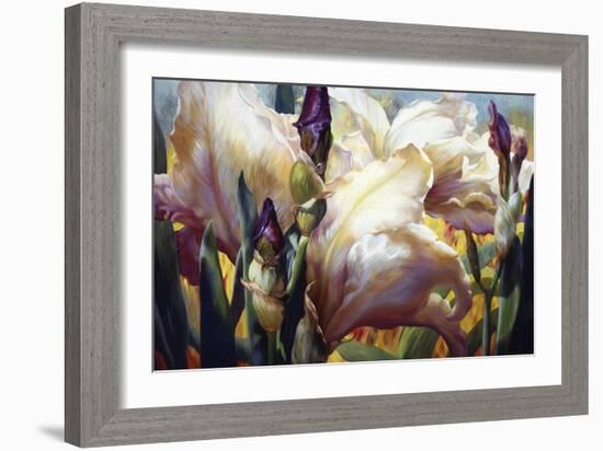 Iris Garden-Elizabeth Horning-Framed Giclee Print