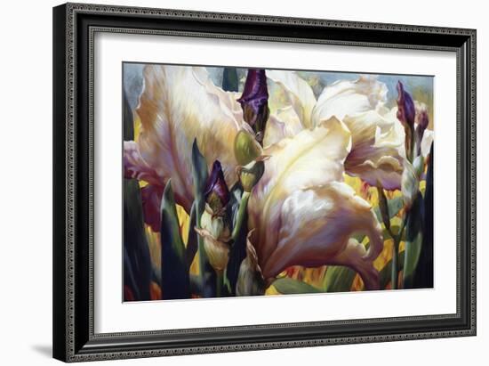 Iris Garden-Elizabeth Horning-Framed Giclee Print