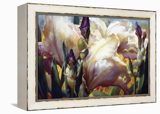 Iris Garden-Elizabeth Horning-Framed Premier Image Canvas