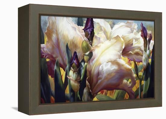 Iris Garden-Elizabeth Horning-Framed Premier Image Canvas