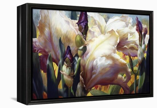 Iris Garden-Elizabeth Horning-Framed Premier Image Canvas