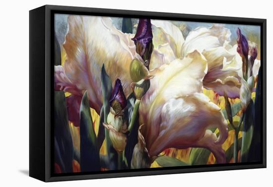 Iris Garden-Elizabeth Horning-Framed Premier Image Canvas