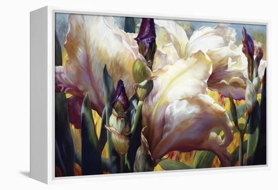 Iris Garden-Elizabeth Horning-Framed Premier Image Canvas